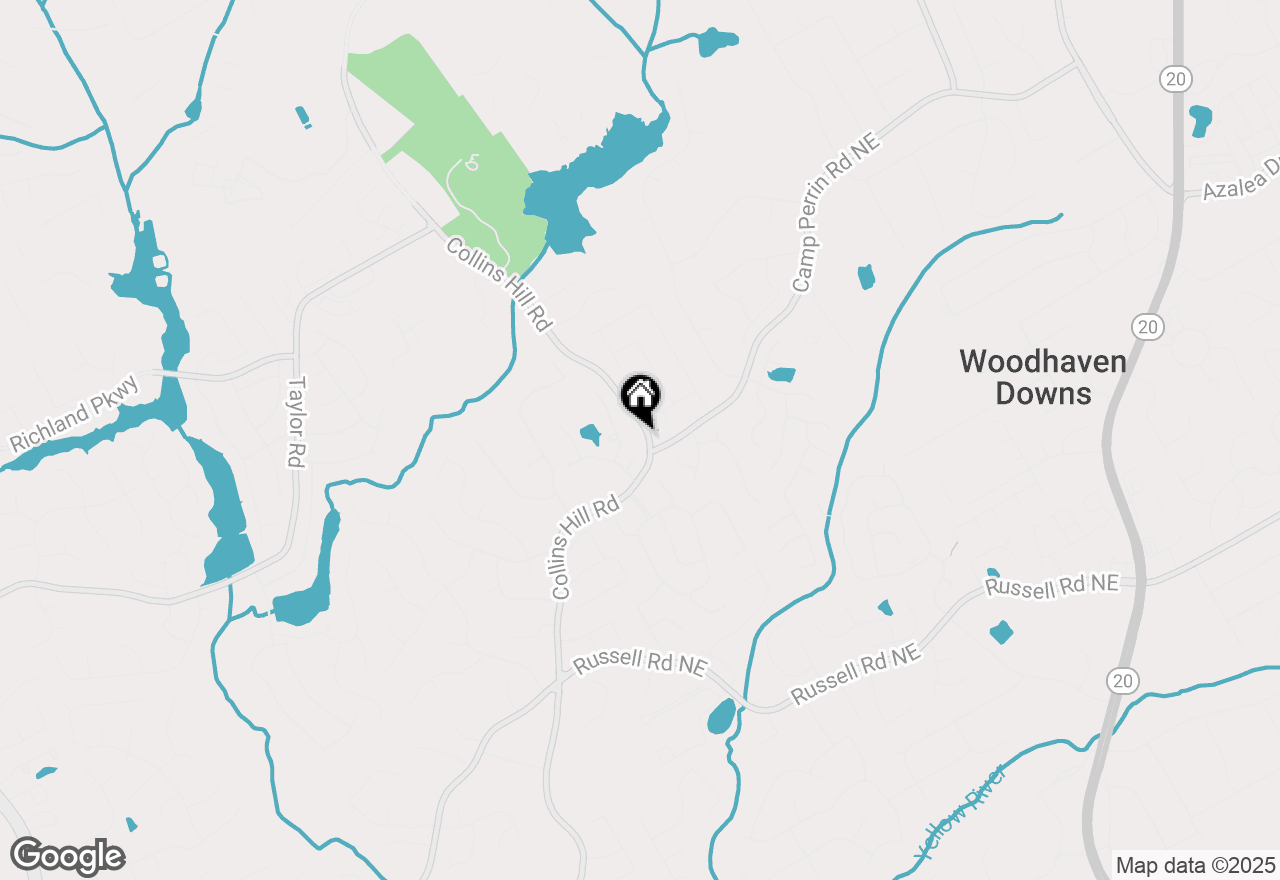 Map of 1964 Collins Hill Road, Lawrenceville, GA 30043