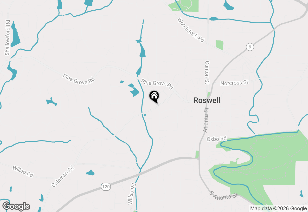 Map of 305 Wickerberry Lane, Roswell, GA 30075