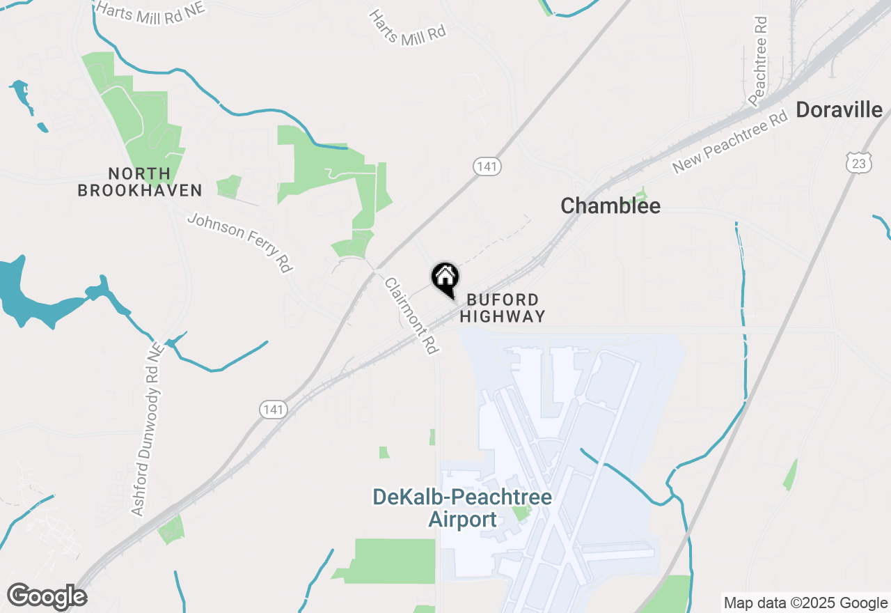 Map of 5139 Peachtree Road, Chamblee, GA 30341