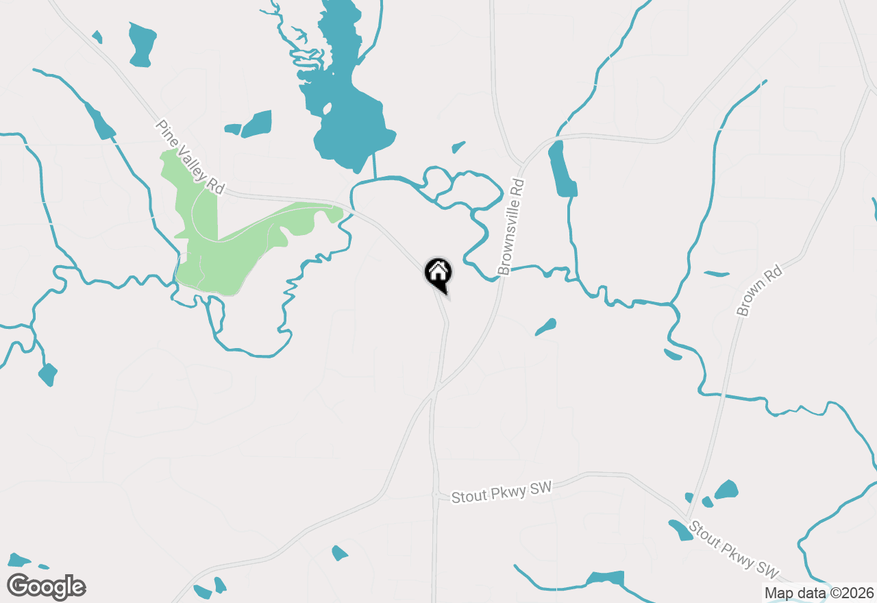 Map of 5333 Pine Valley Road Sw, Powder Springs, GA 30127
