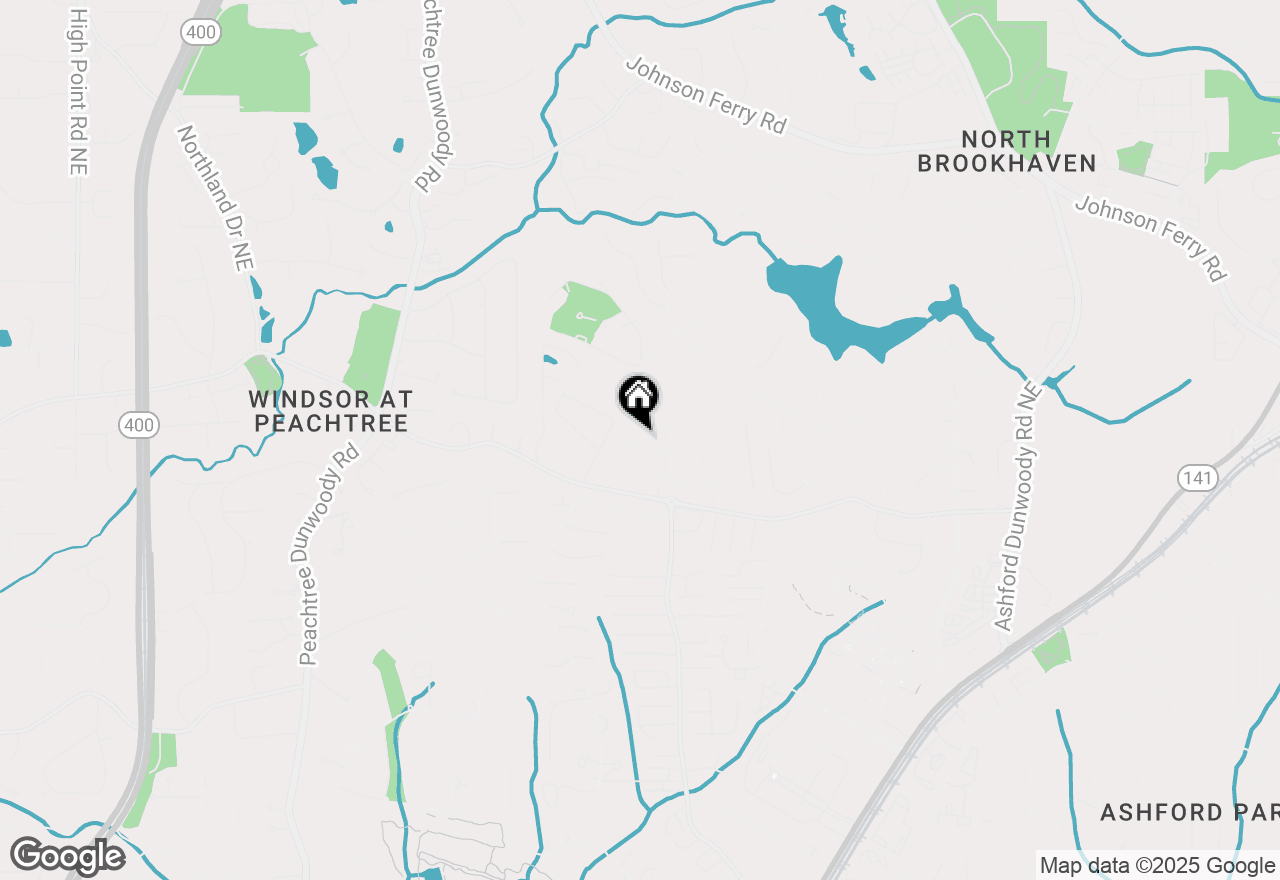 Map of 1106 Francis Street Ne, Brookhaven, GA 30319