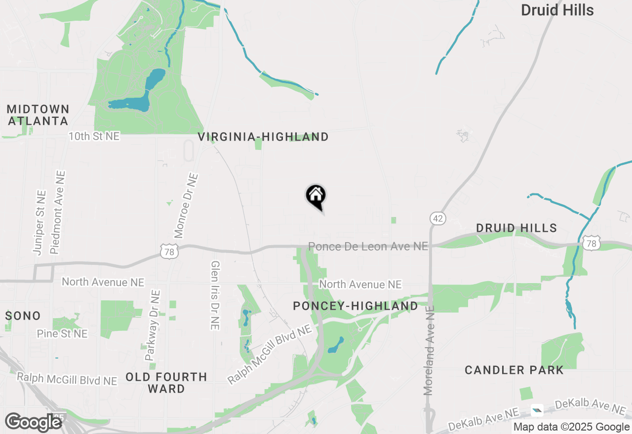 Map of 770 Barnett Street Ne, Atlanta, GA 30306