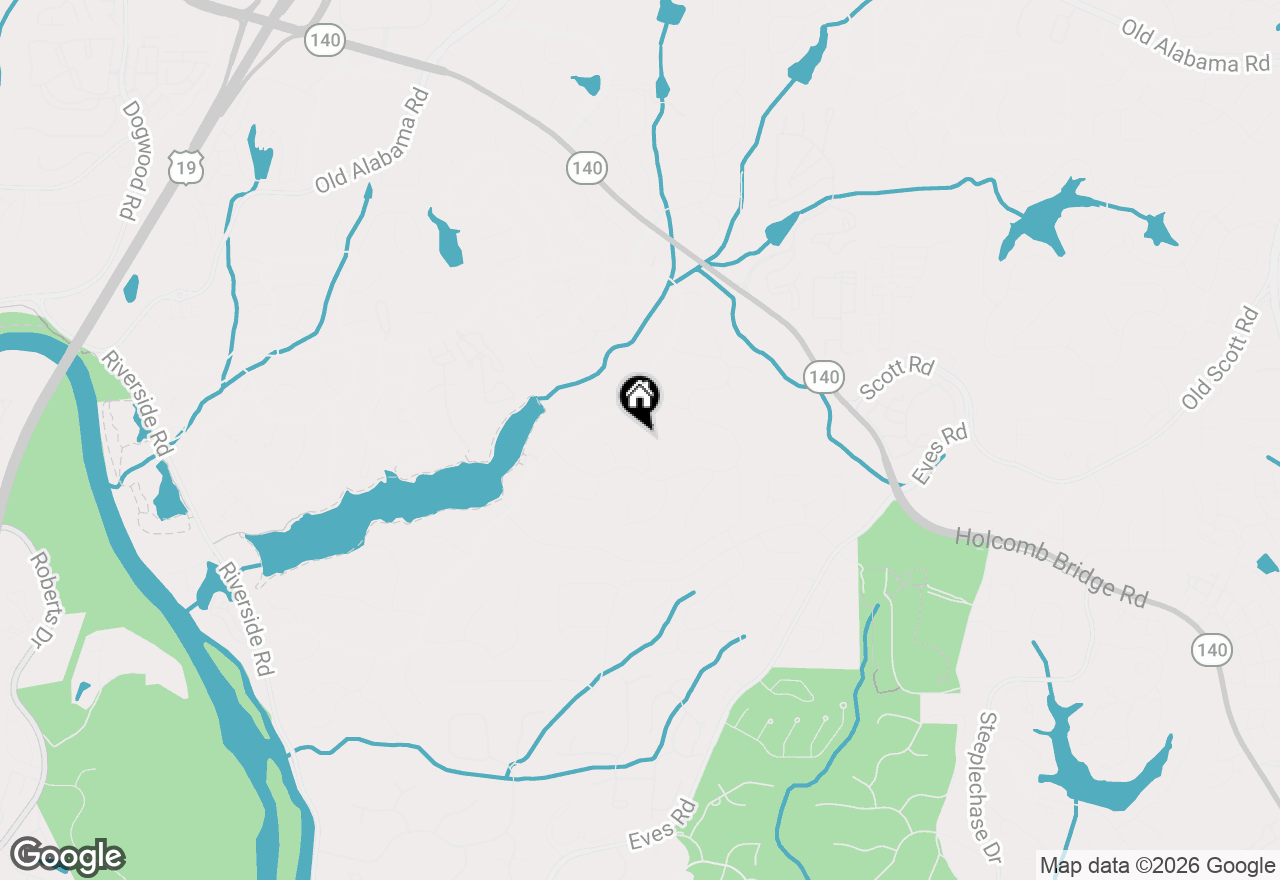 Map of 345 Clear Creek Court, Roswell, GA 30076