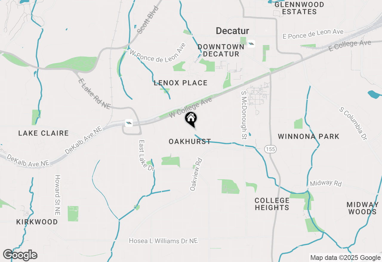 Map of 176 Olympic Pl, Decatur, GA 30030
