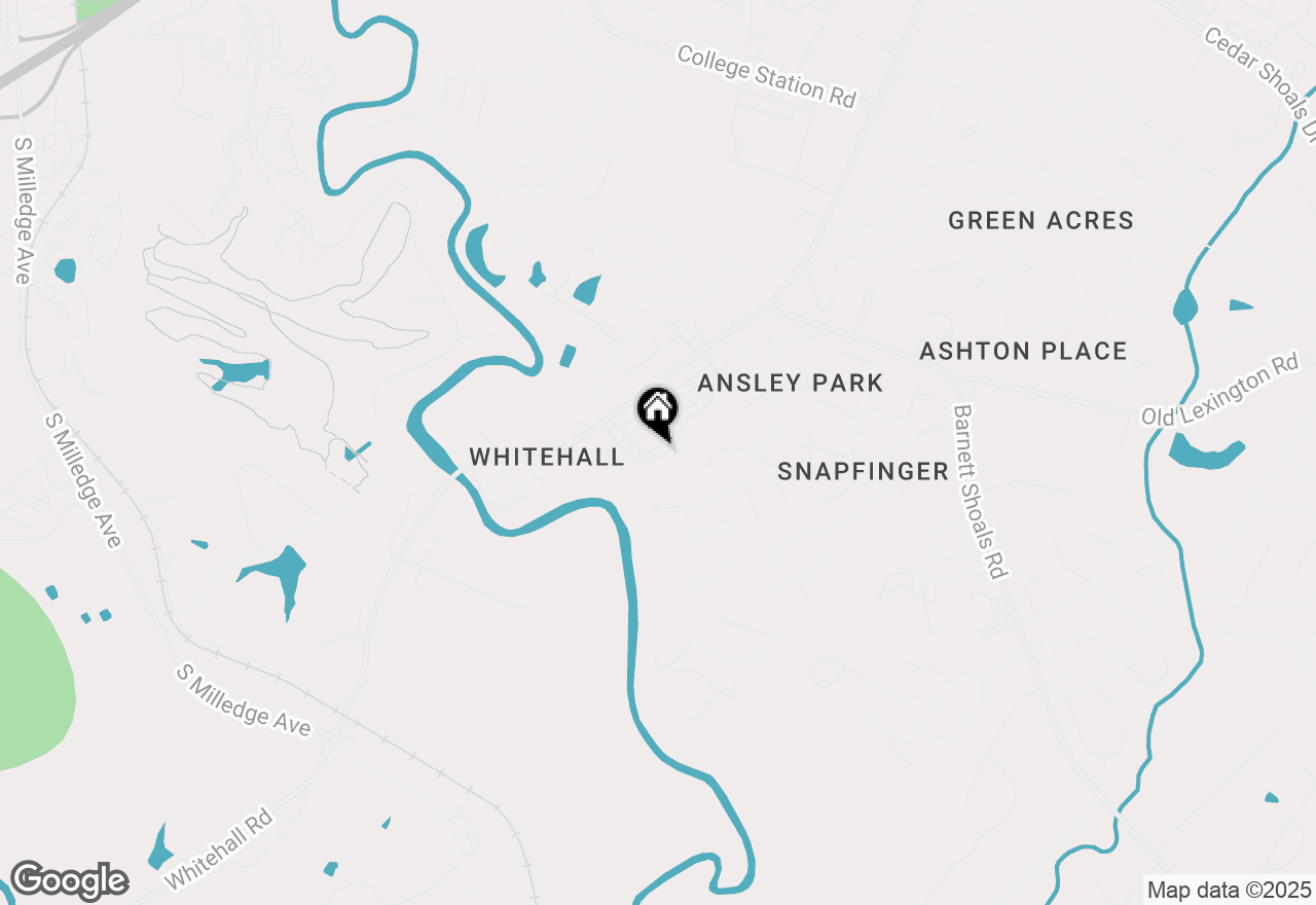 Map of 255 Oconee River Circle, Athens, GA 30605