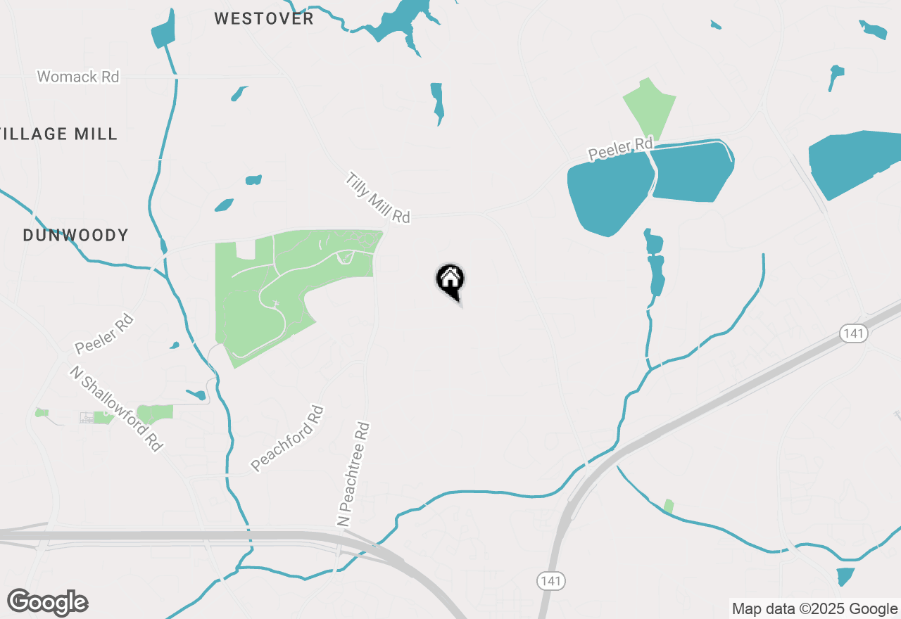 Map of 2383 Riverglenn Circle, Dunwoody, GA 30338