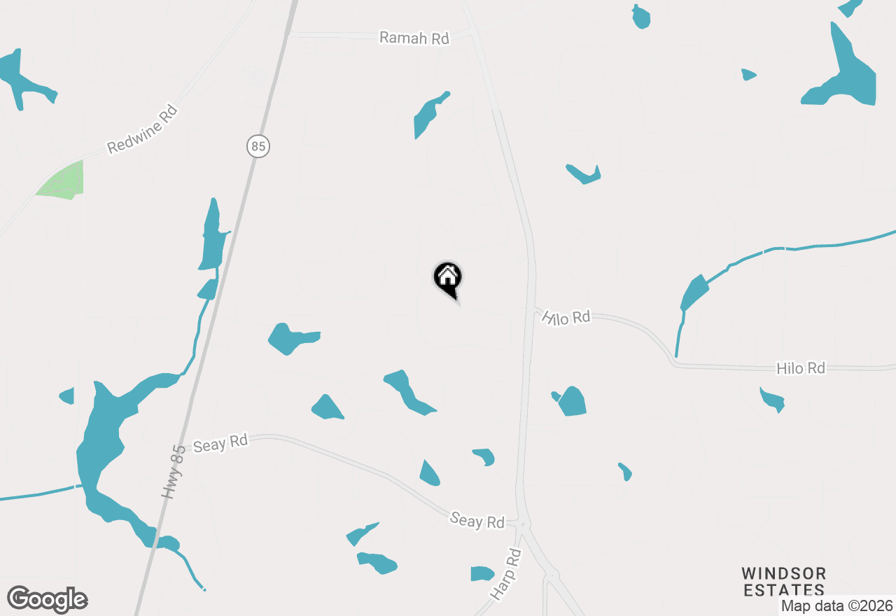 Map of 205 Kingswood Drive, Fayetteville, GA 30215