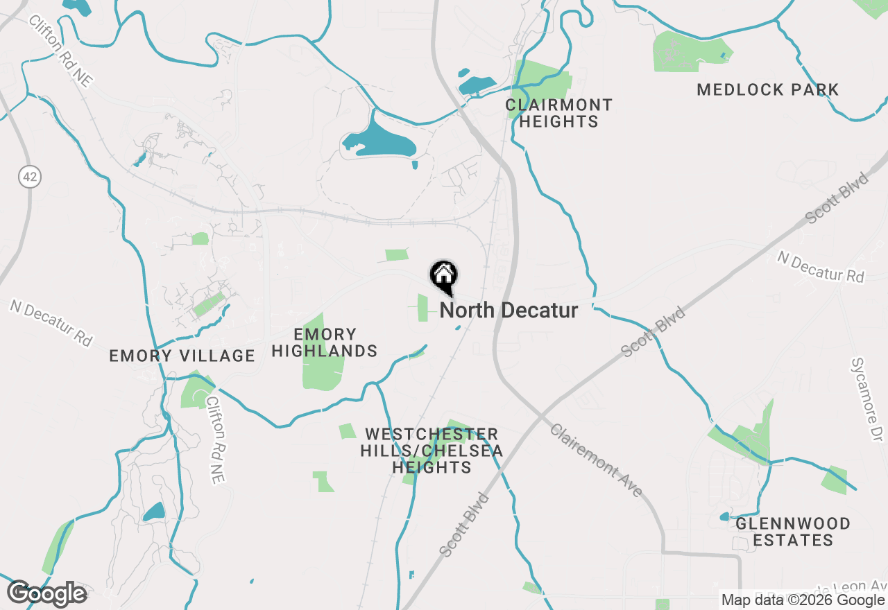Map of 388 Princeton Way Ne, Atlanta, GA 30307
