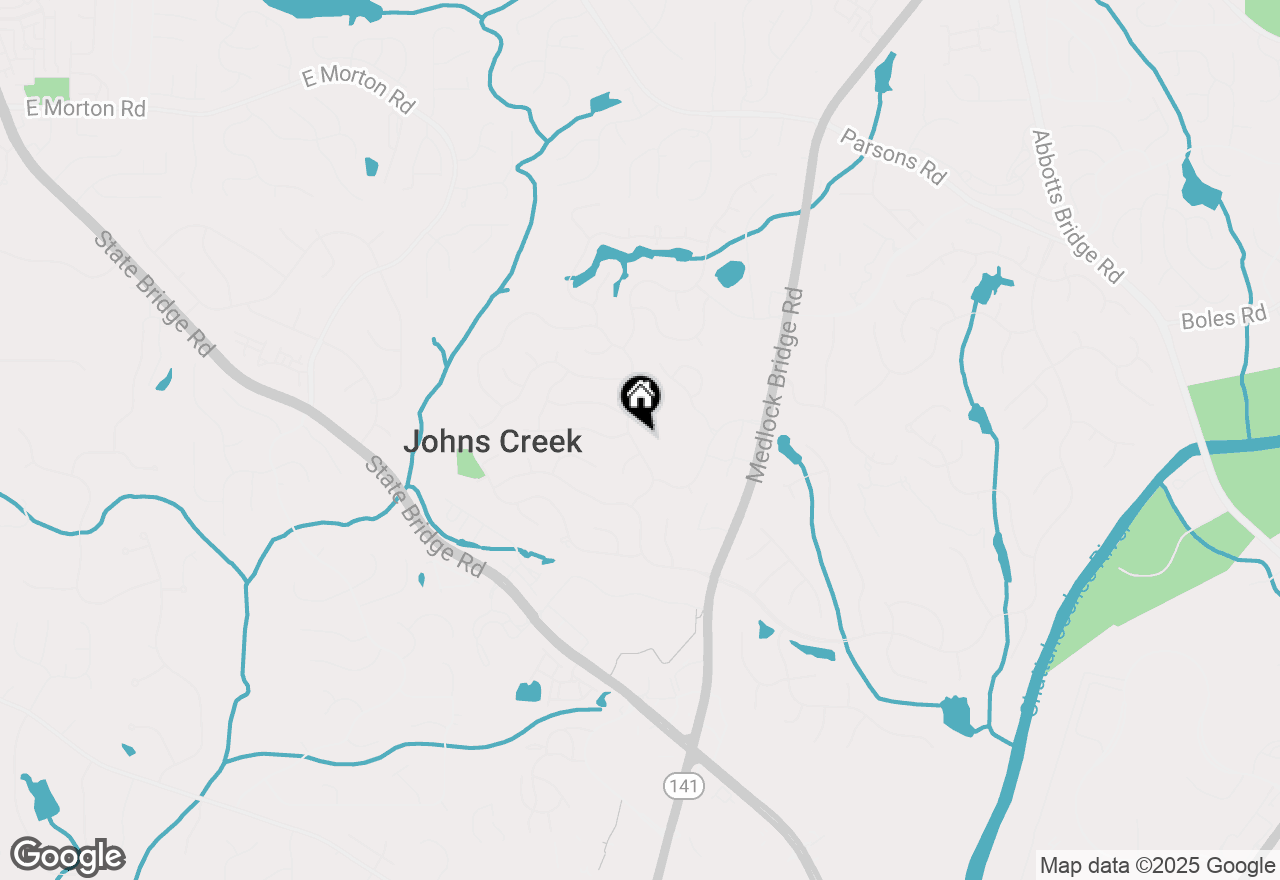 Map of 5205 Cottage Farm Road, Alpharetta, GA 30022