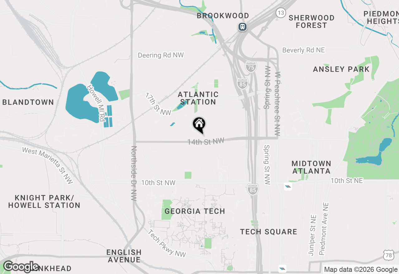 Map of 1171 State Street Nw #B, Atlanta, GA 30318