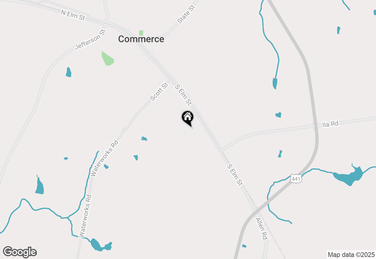 Map of 48 Chestnut Street, Commerce, GA 30529