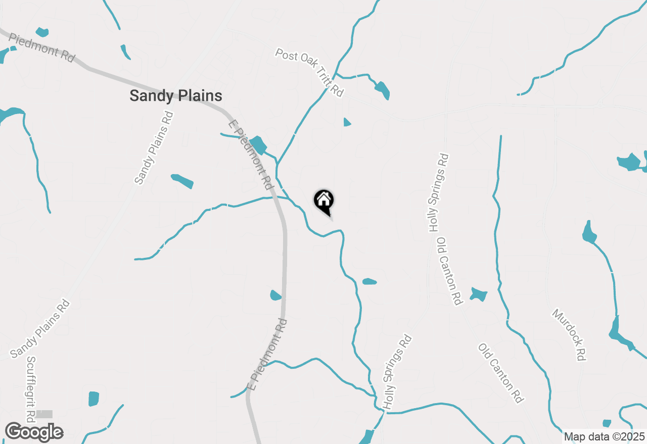 Map of 2153 Deep Woods Way, Marietta, GA 30062