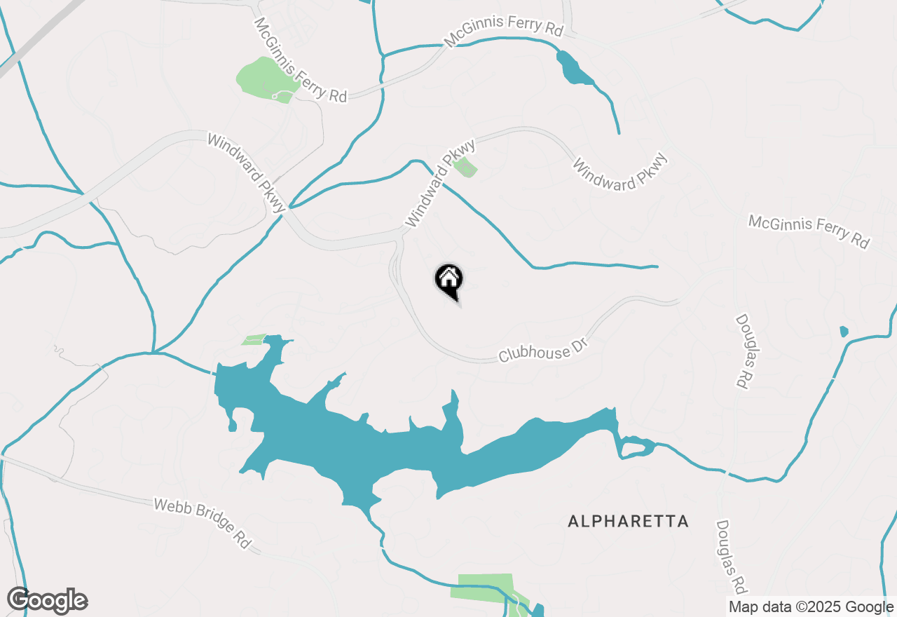 Map of 290 Ardsley Lane, Alpharetta, GA 30005