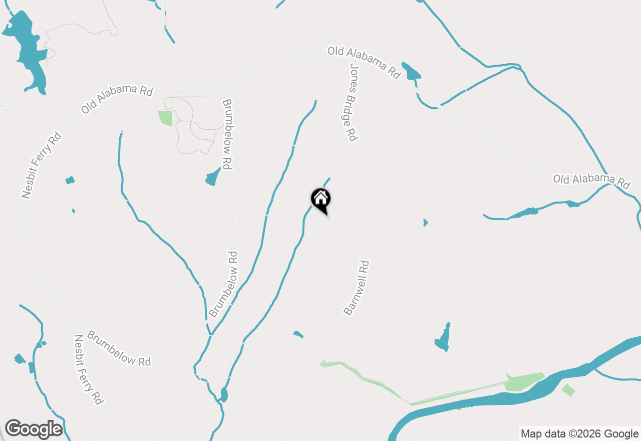 Map of 3580 Aubusson Trace, Johns Creek, GA 30022