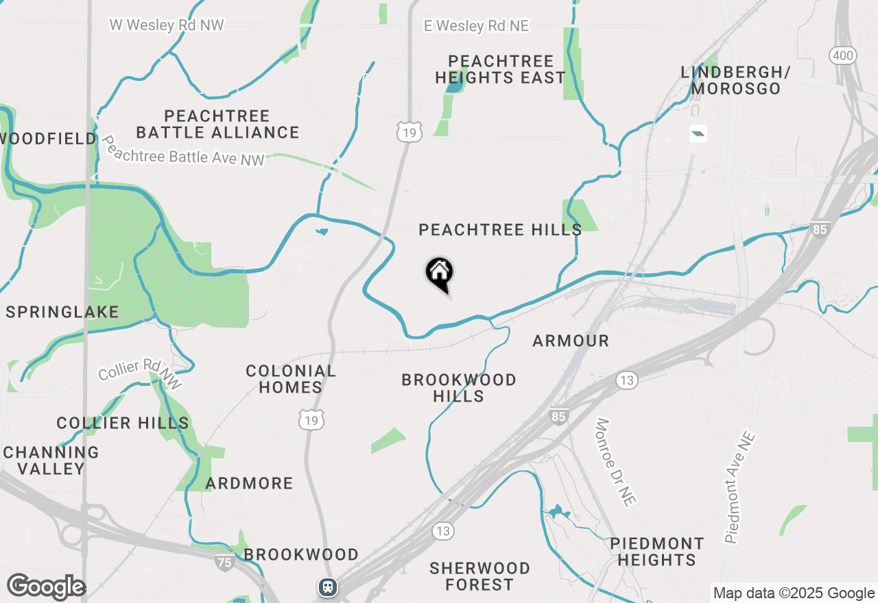 Map of 2140 Fairhaven Circle Ne, Atlanta, GA 30305