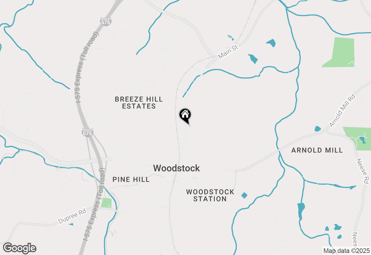 Map of 8212 Main Street #1300, Woodstock, GA 30188