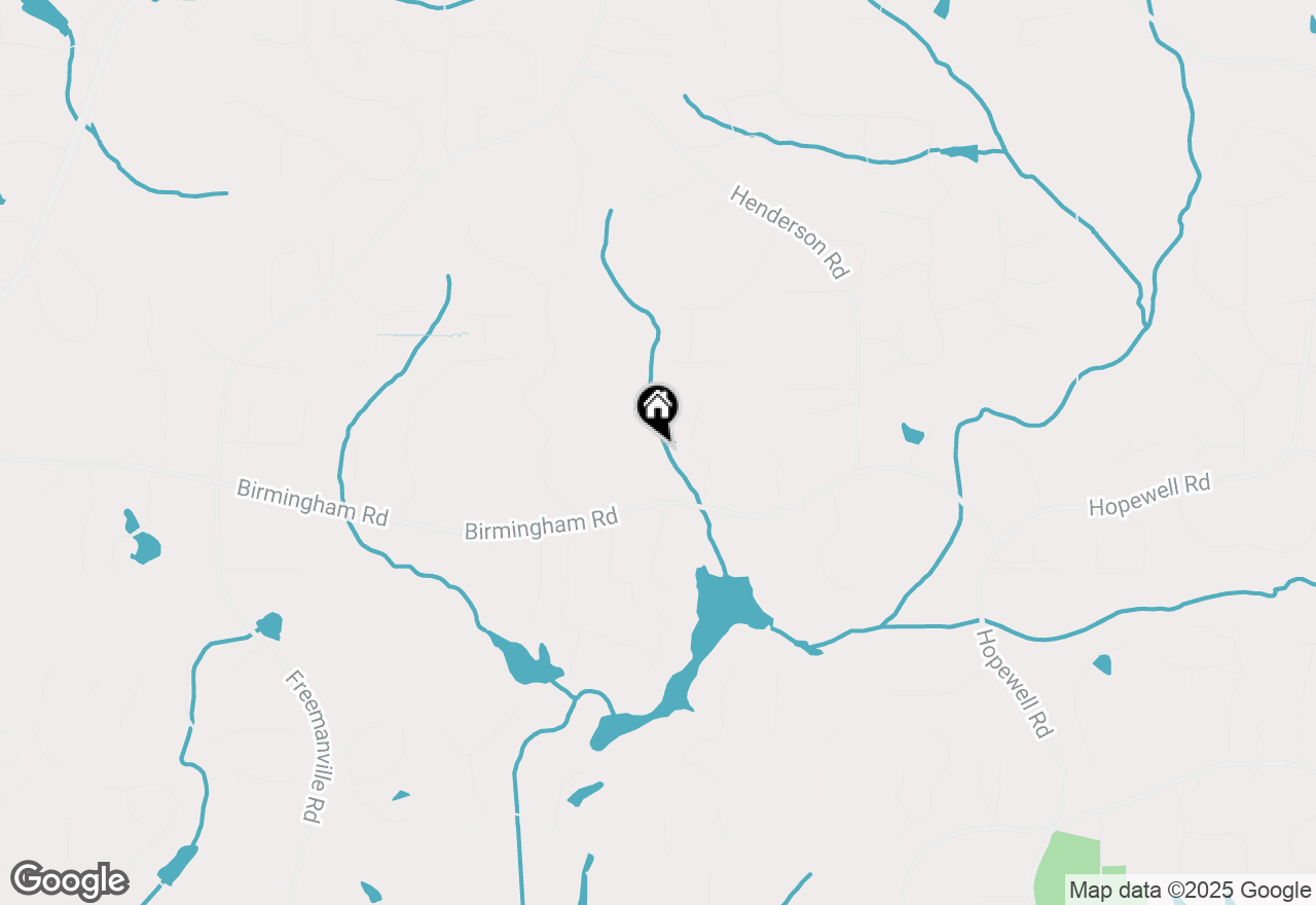 Map of 1980 Birmingham Road, Milton, GA 30004