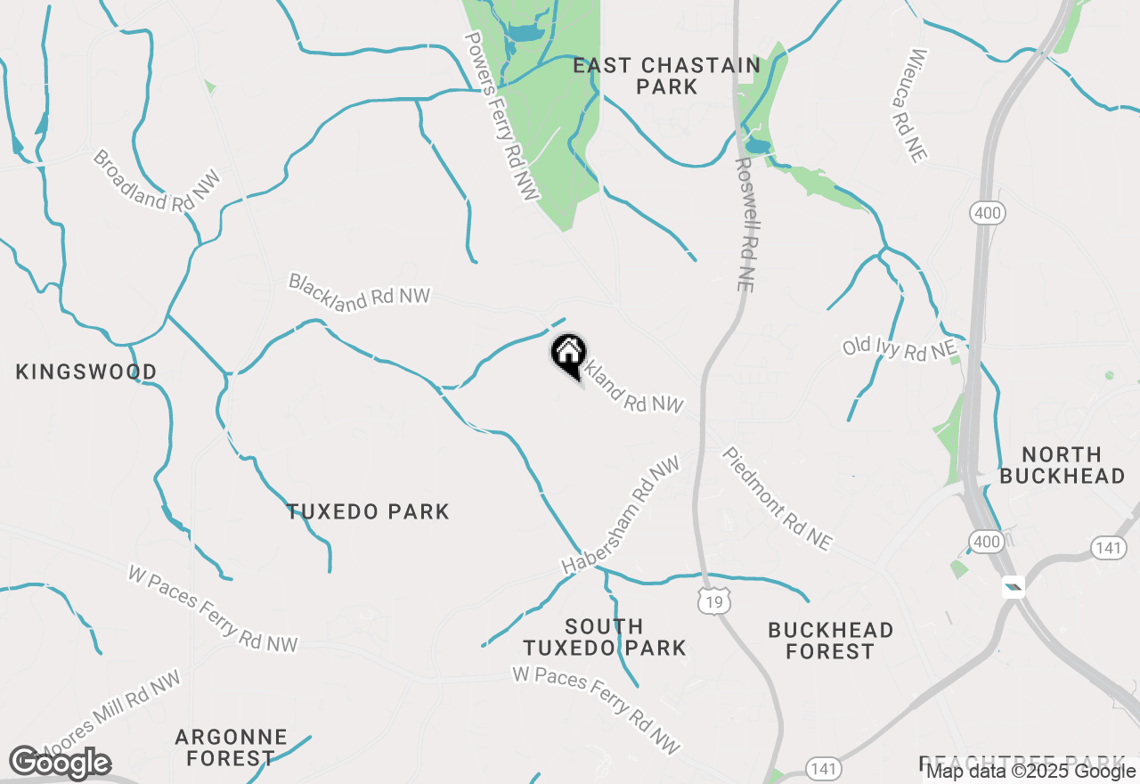 Map of 201 Blackland Drive Nw, Atlanta, GA 30342