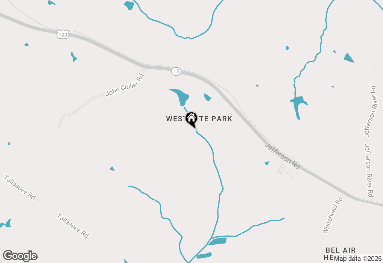 Map of 283 Lake Vista Way, Athens, GA 30607