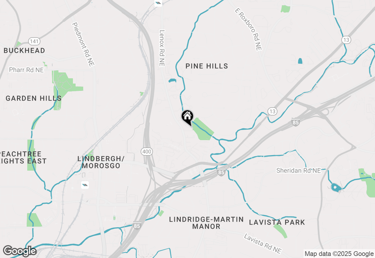 Map of 17 Saint Claire Lane Ne, Atlanta, GA 30324