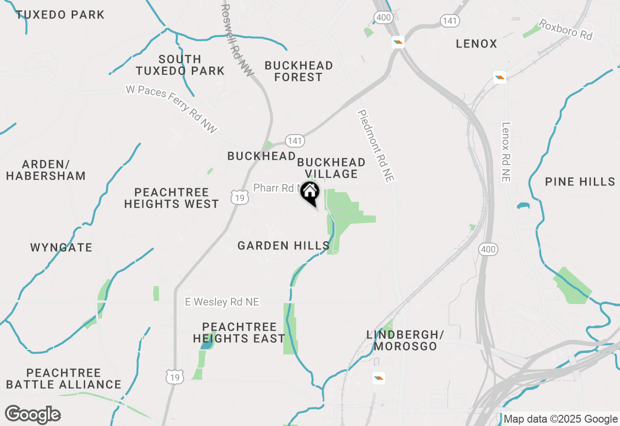 Map of 372 Peachtree Avenue #B, Atlanta, GA 30305