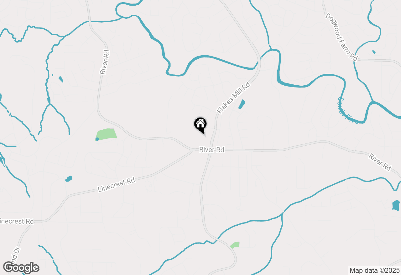 Map of 4390 River Road, Ellenwood, GA 30294