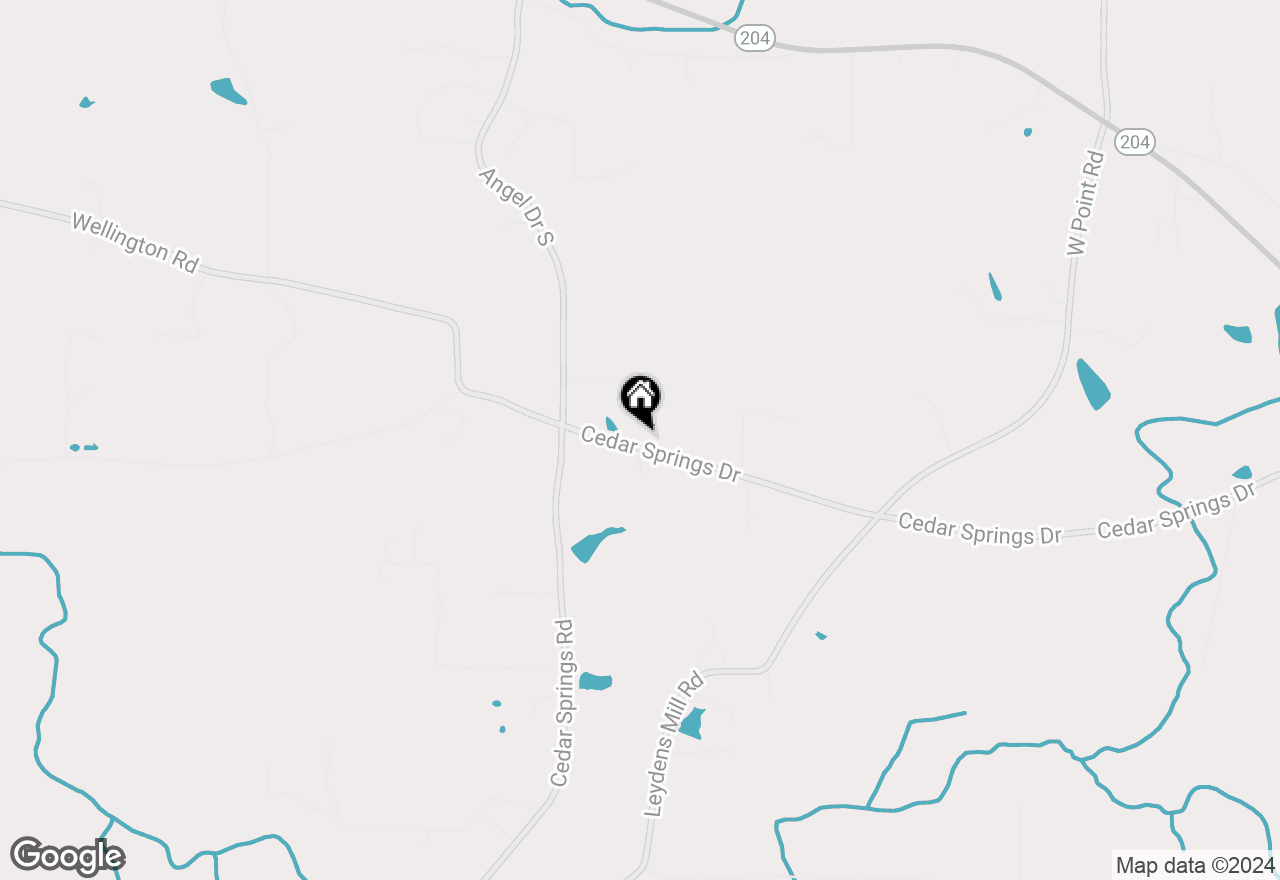 Map of 195 Cedar Springs Drive, Jacksonville, AL 36265