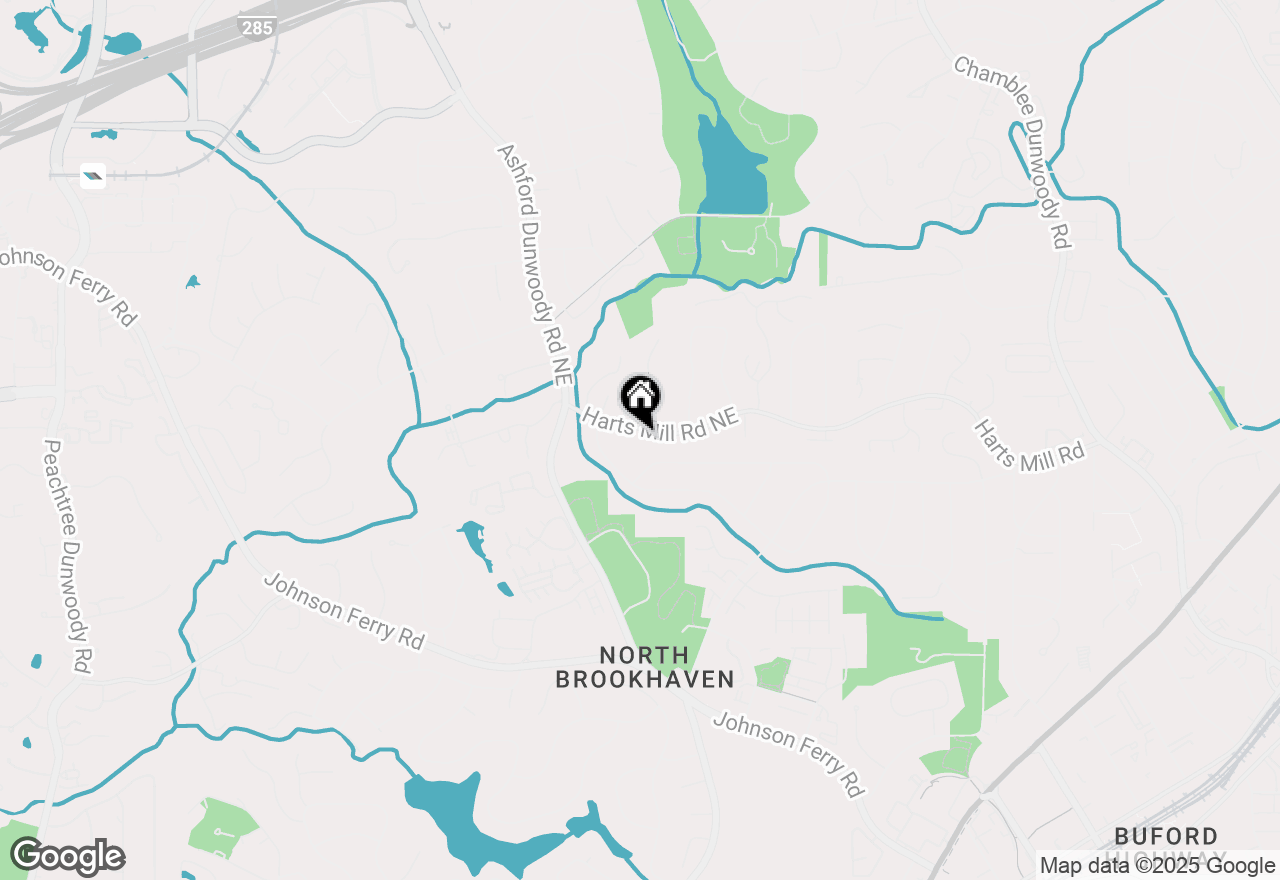 Map of 1501 Harts Mill Road Ne, Brookhaven, GA 30319