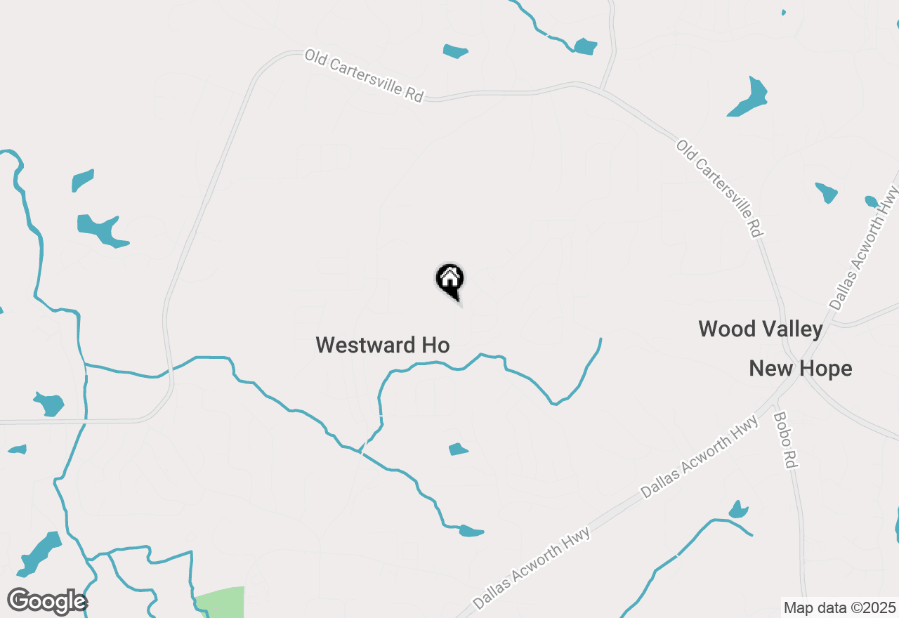 Map of 596 Crimson Drive, Dallas, GA 30132