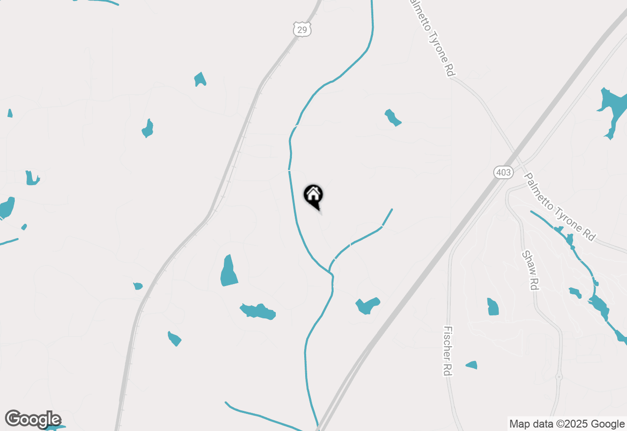 Map of 205 Hidden Brook Trail, Newnan, GA 30263