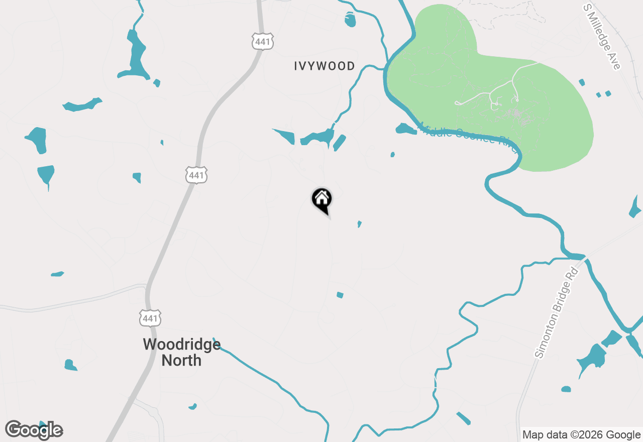 Map of 1450 Spartan Lane, Athens, GA 30606