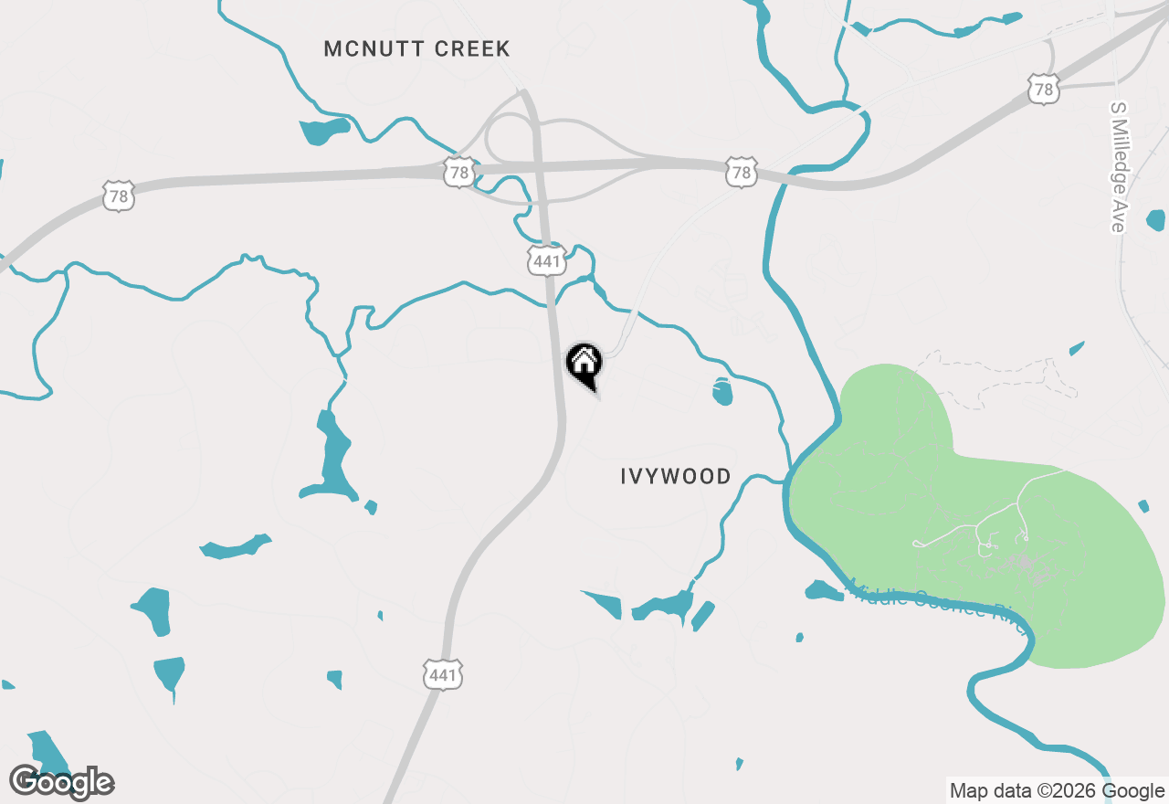 Map of 8771 Macon Highway #WAREHOUSE SPACE, Athens, GA 30606