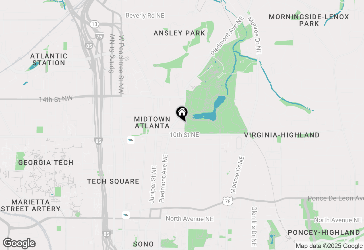 Map of 273 12th Street Ne #114, Atlanta, GA 30309