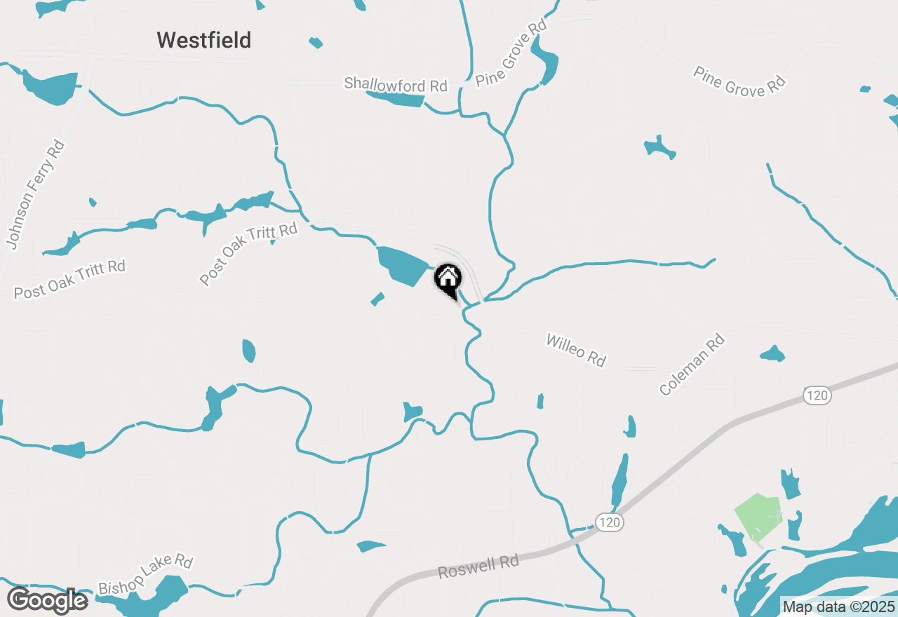 Map of 2702 Long Lake Terrace Ne, Roswell, GA 30075