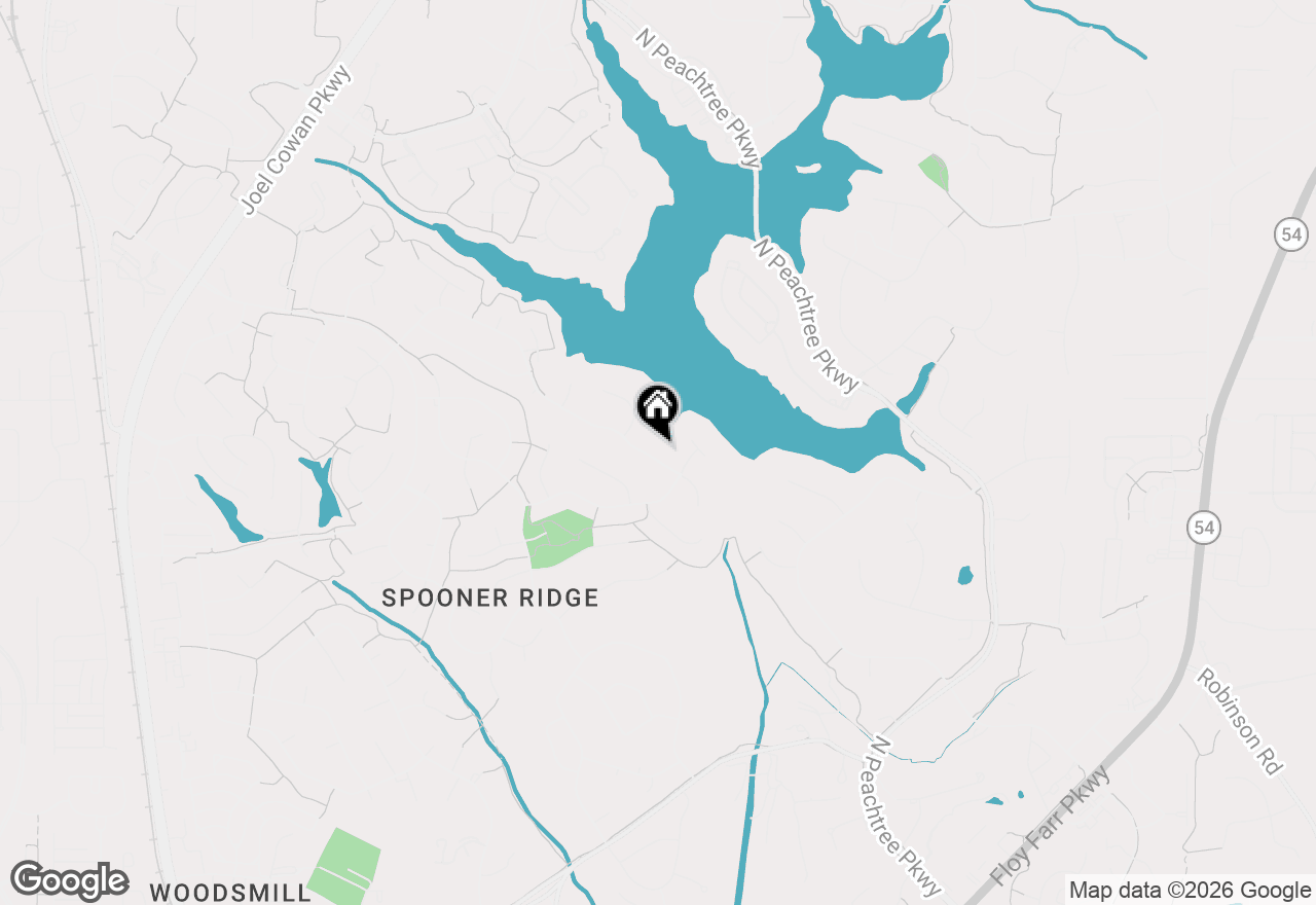 Map of 806 Southern Shore Drive, Peachtree City, GA 30269