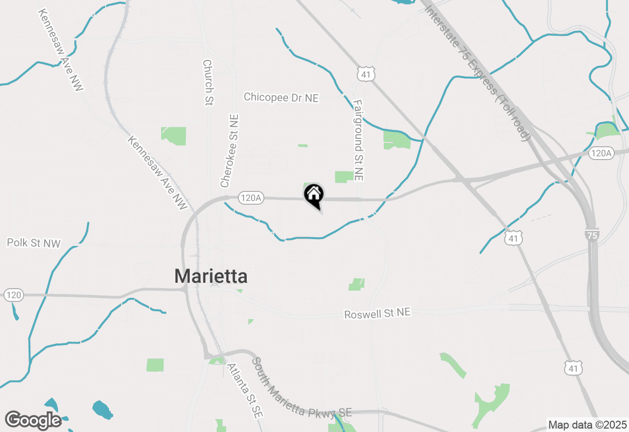 Map of 382 Mcarthur Drive Ne, Marietta, GA 30060