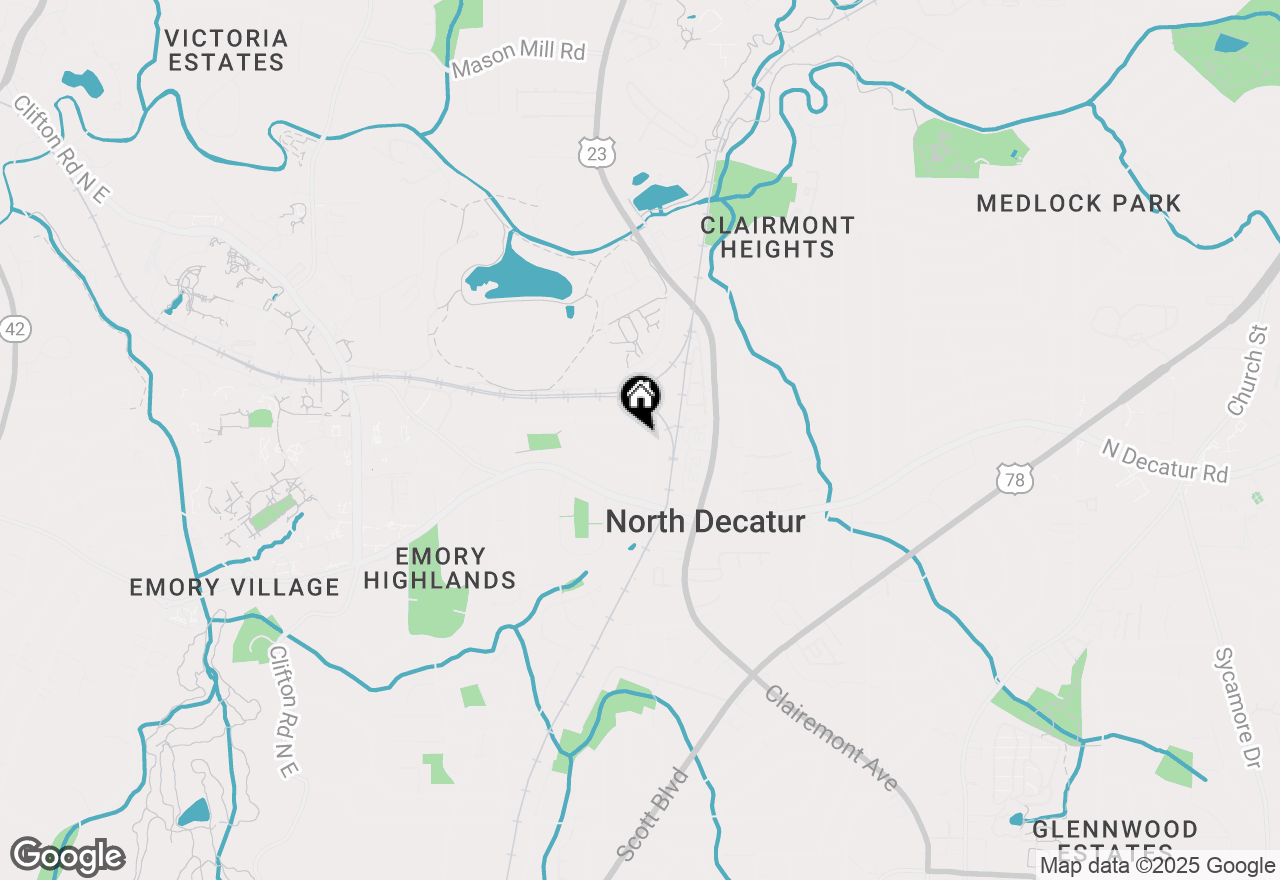 Map of 1983 Westminster Way Ne, Atlanta, GA 30307