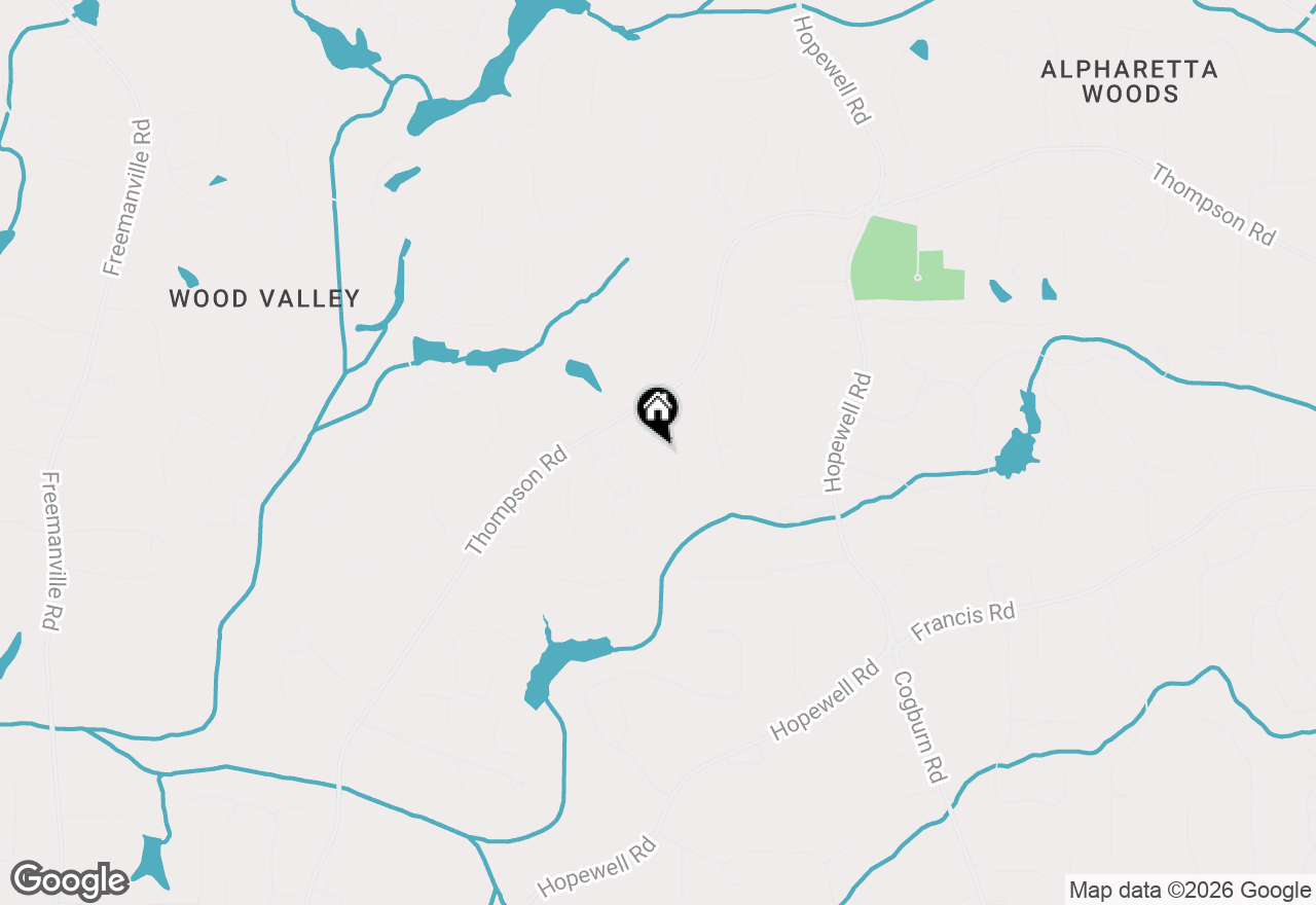 Map of 75 Dover Road, Milton, GA 30004