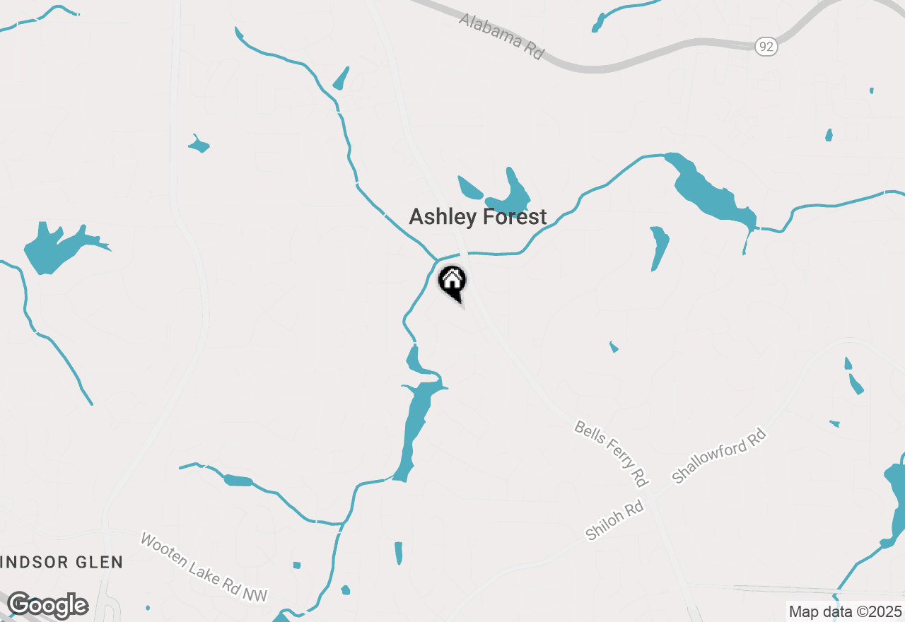 Map of 805 Silver Mound Circle Nw, Acworth, GA 30102