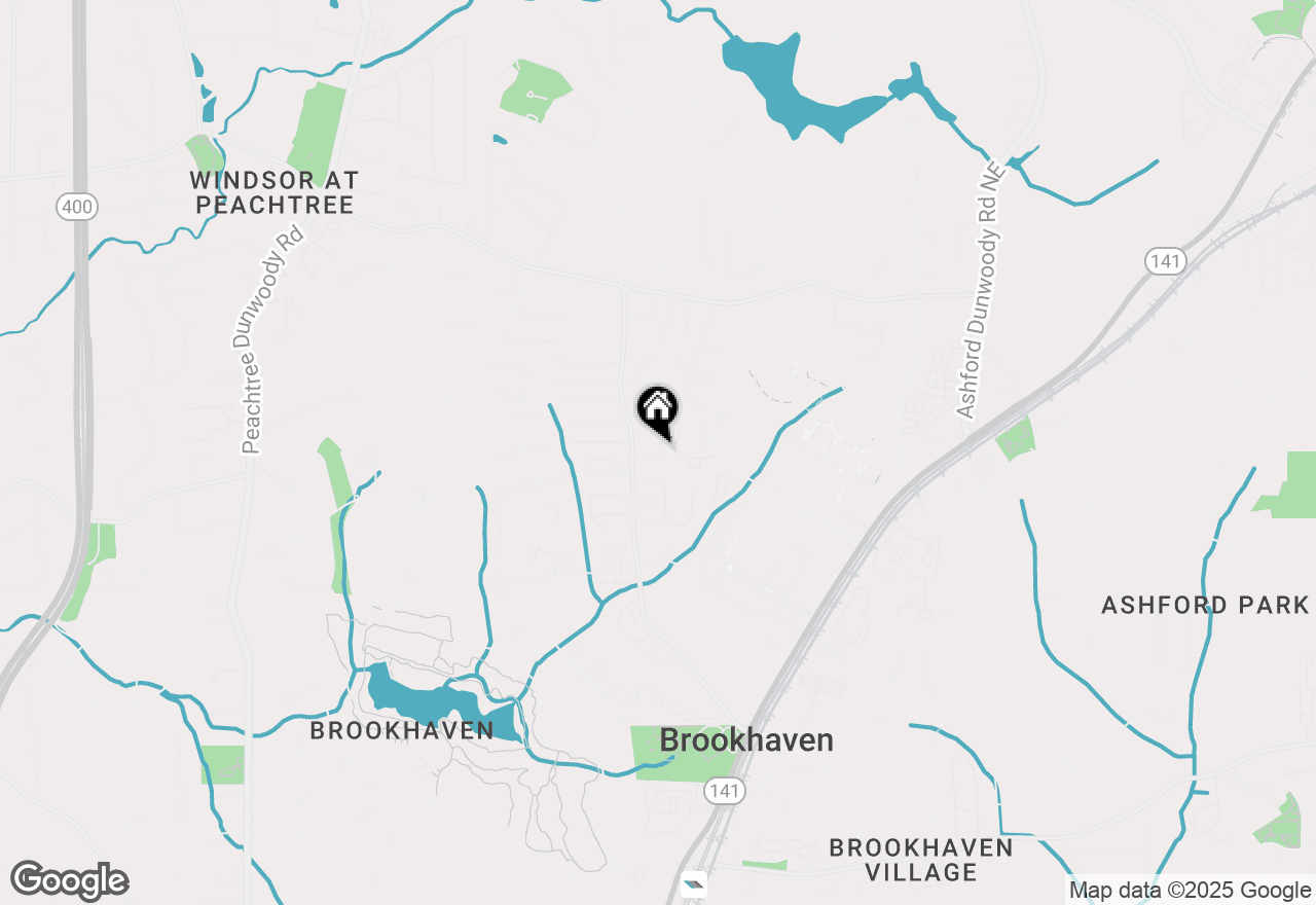 Map of 1176 Alexandria Court Ne, Brookhaven, GA 30319