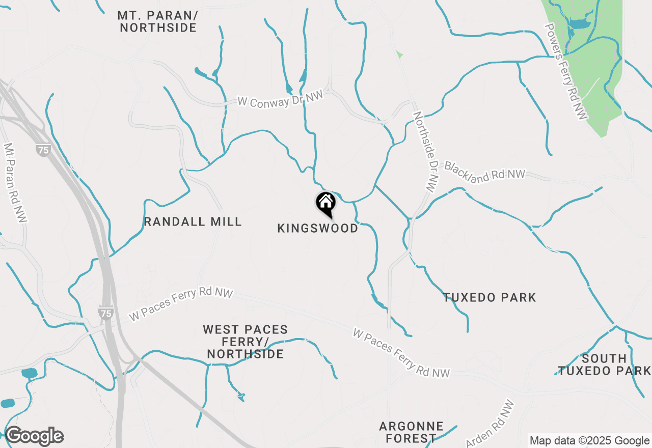 Map of 3672 Haddon Hall Road, Atlanta, GA 30327