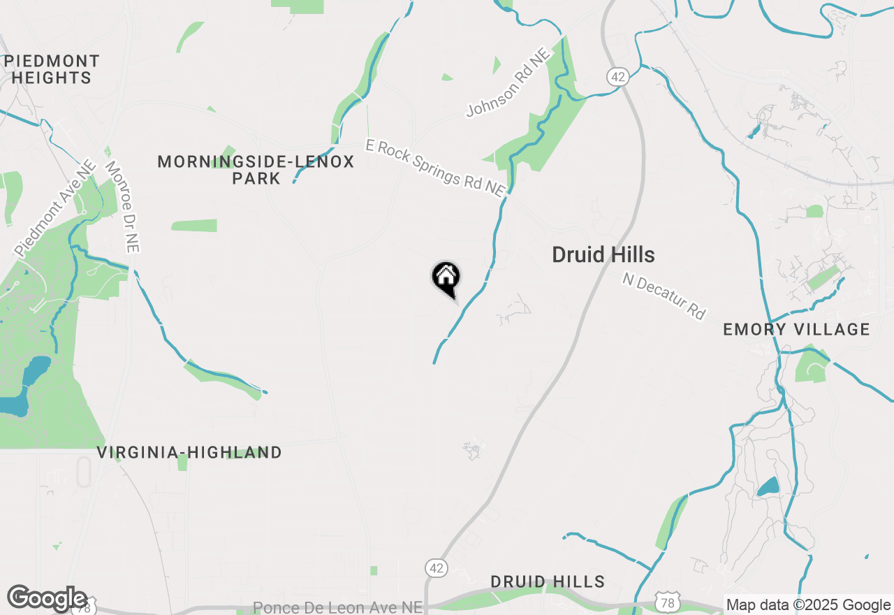 Map of 1221 Mclynn Avenue Ne, Atlanta, GA 30306