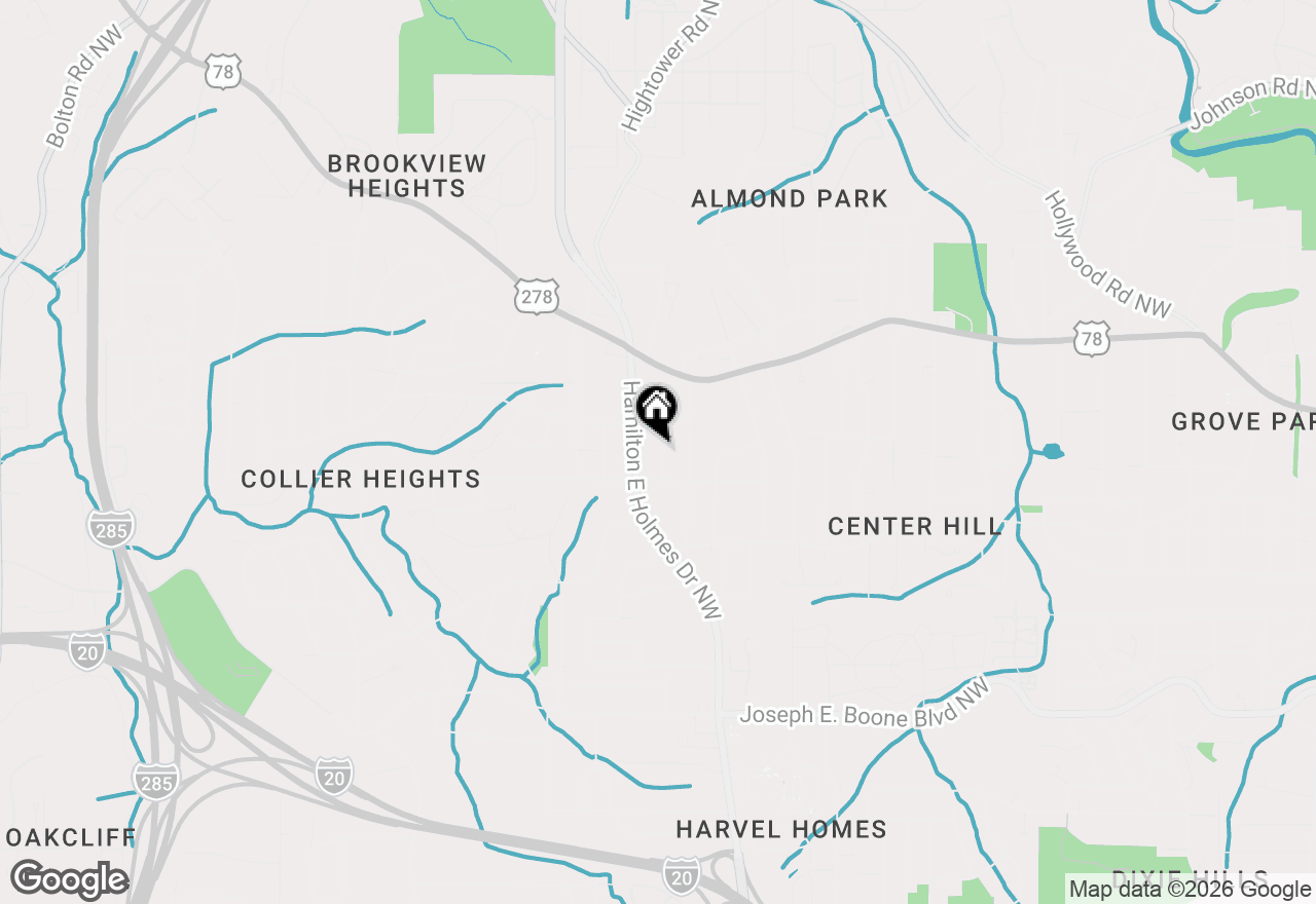 Map of 646 Robert Street Nw, Atlanta, GA 30318