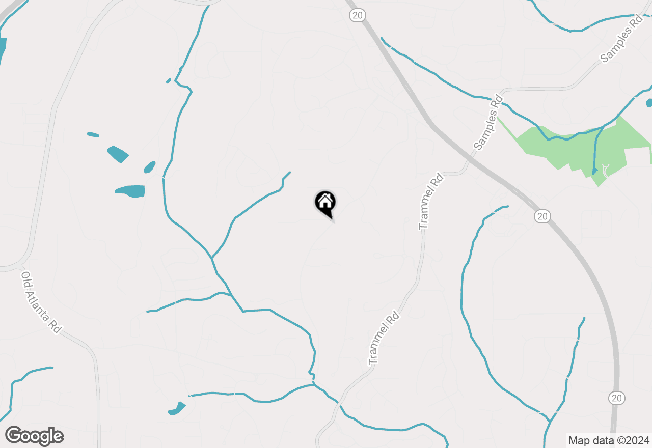 Map of 1935 Daves Creek Trail, Cumming, GA 30041