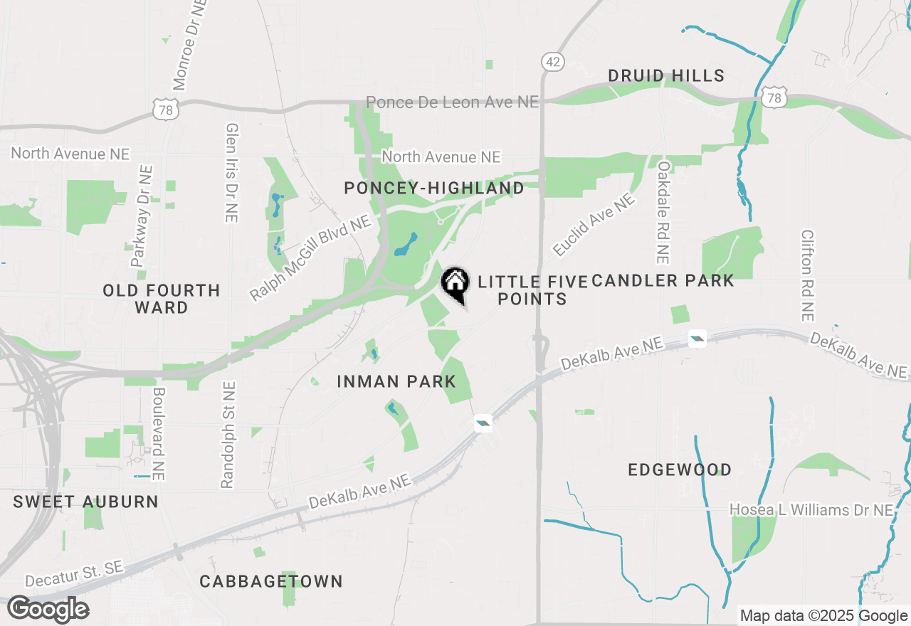 Map of 331 Sinclair Avenue Ne, Atlanta, GA 30307