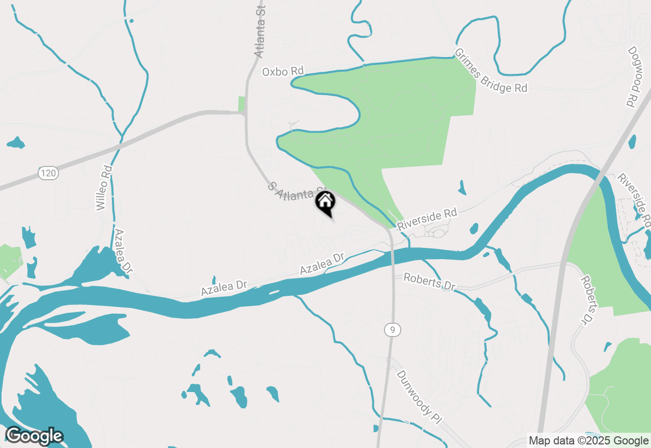 Map of 408 Warm Springs Circle, Roswell, GA 30075