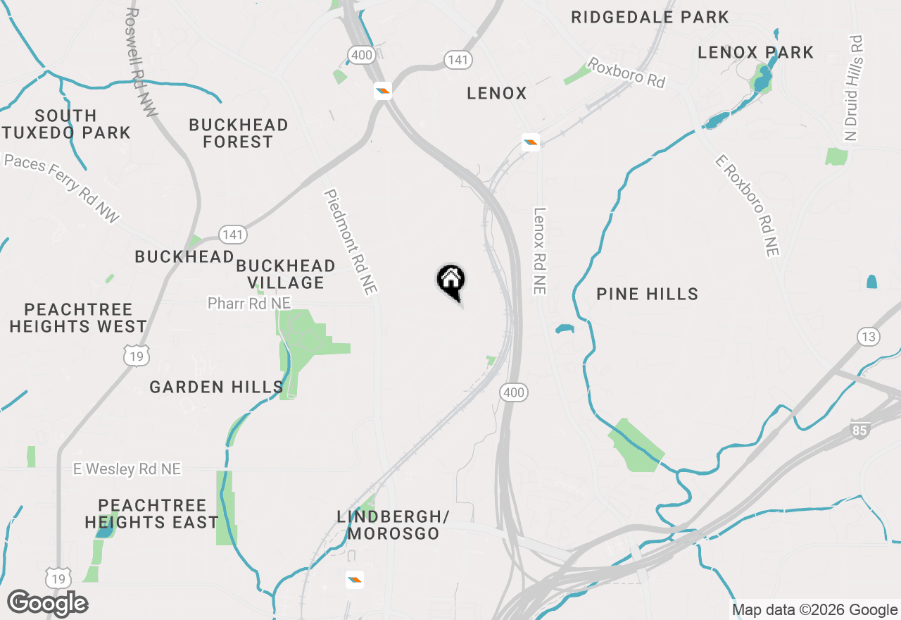 Map of 664 B Timm Valley Road Ne, Atlanta, GA 30305