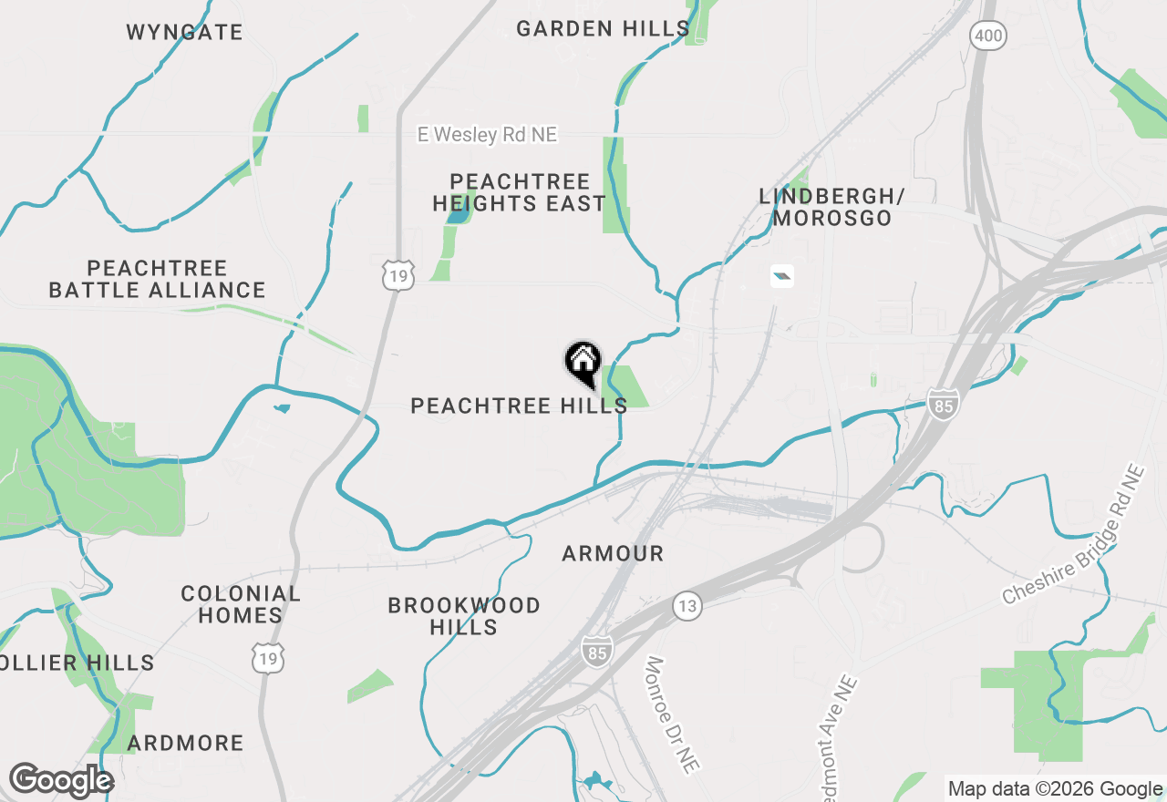 Map of 265 Devin Place Ne, Atlanta, GA 30305
