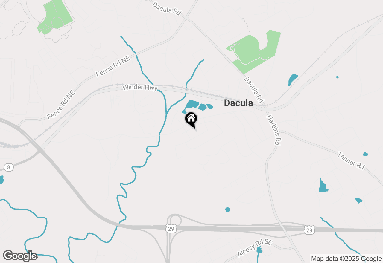 Map of 2638 Argento Circle, Dacula, GA 30019