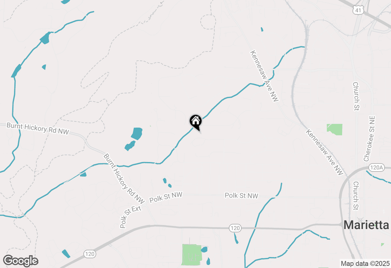 Map of 608 Keeler Woods Drive Nw, Marietta, GA 30064